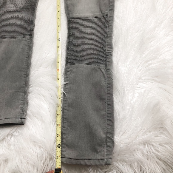 Black Orchid grey motto mid-waist skinny jeans - Picture 14 of 16